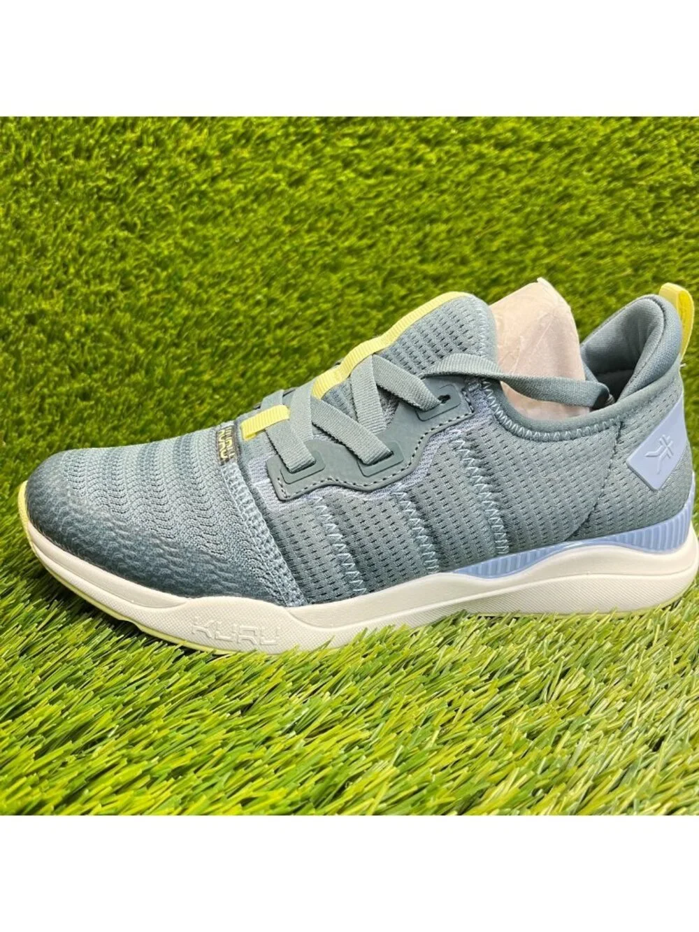 Kuru Stride Move Womens Size 7.5 Blue White Athletic Running Shoes Sneakers